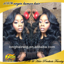 Top Quality European Human Hair Wigs Glueless Silk Top Full Lace Wig Curly
